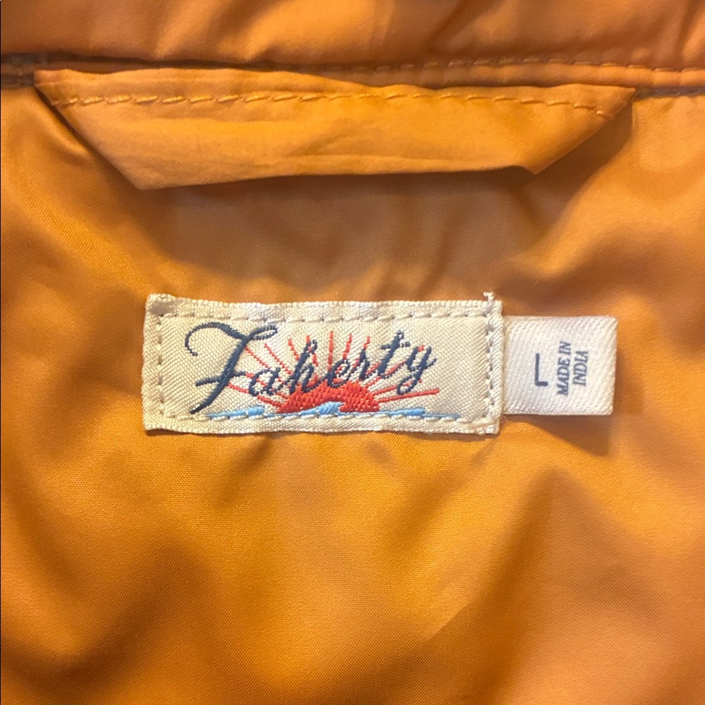 Faherty Quilted Jacket with Logo Patch - image 2